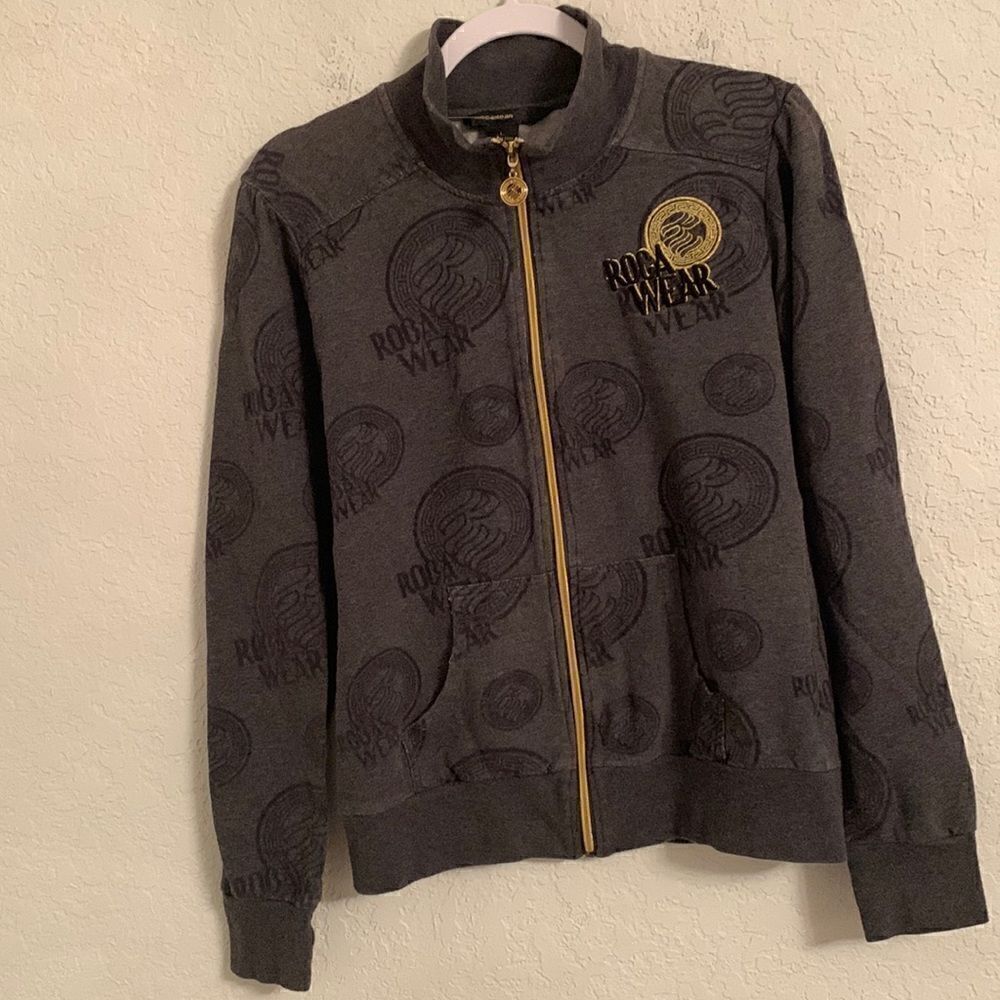 Bocawear Cotton Blend Logo Zipper Women’s Jacket Size L